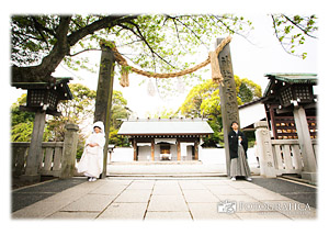 伊勢山皇大神宮の結婚式撮影